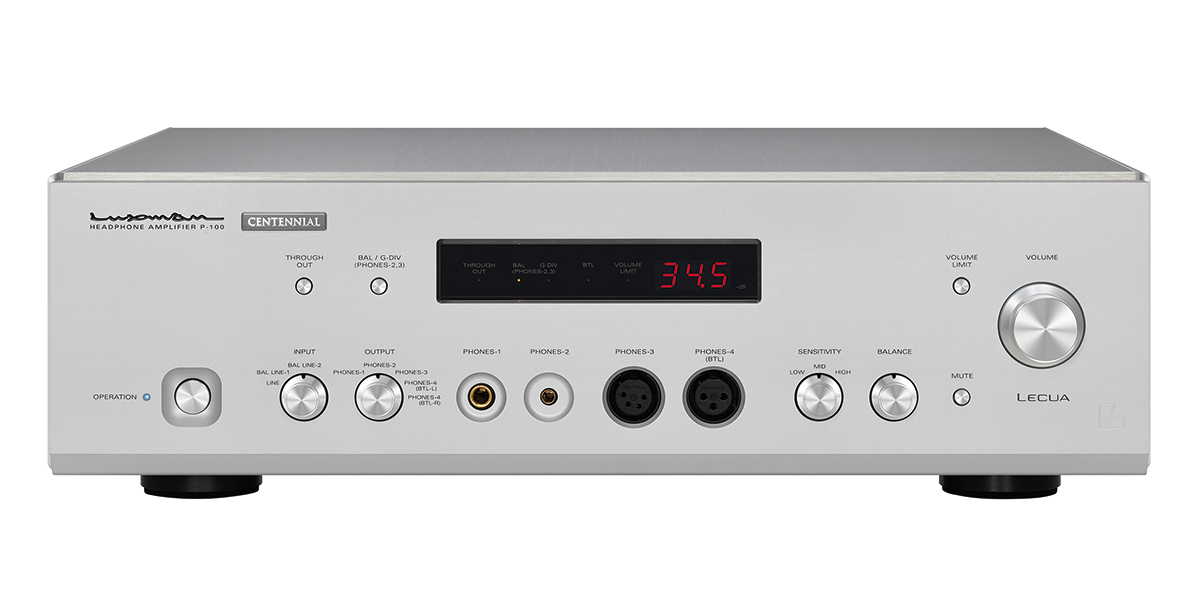 Luxman P-100 Centennial Silver- фото