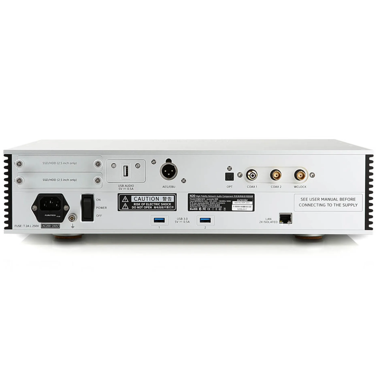Aurender N20 Silver- фото2