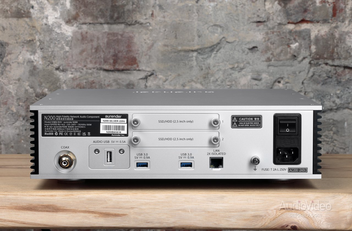 Aurender N200 Silver- фото2