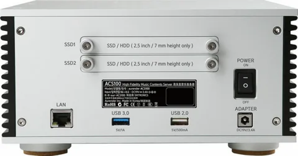 Aurender ACS100 Silver- фото3
