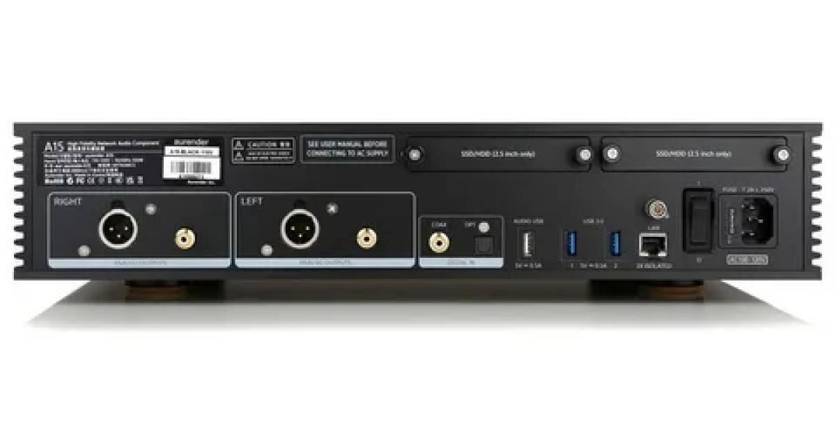 Aurender A15 Black- фото2