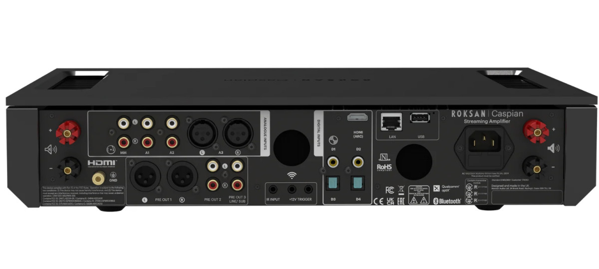 Roksan Caspian 4G Streaming Amplifier, black- фото2