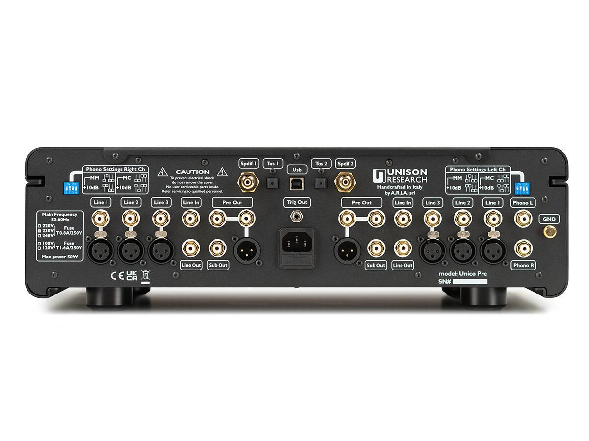 Unison Research Unico PRE v2 Midnight Black- фото2