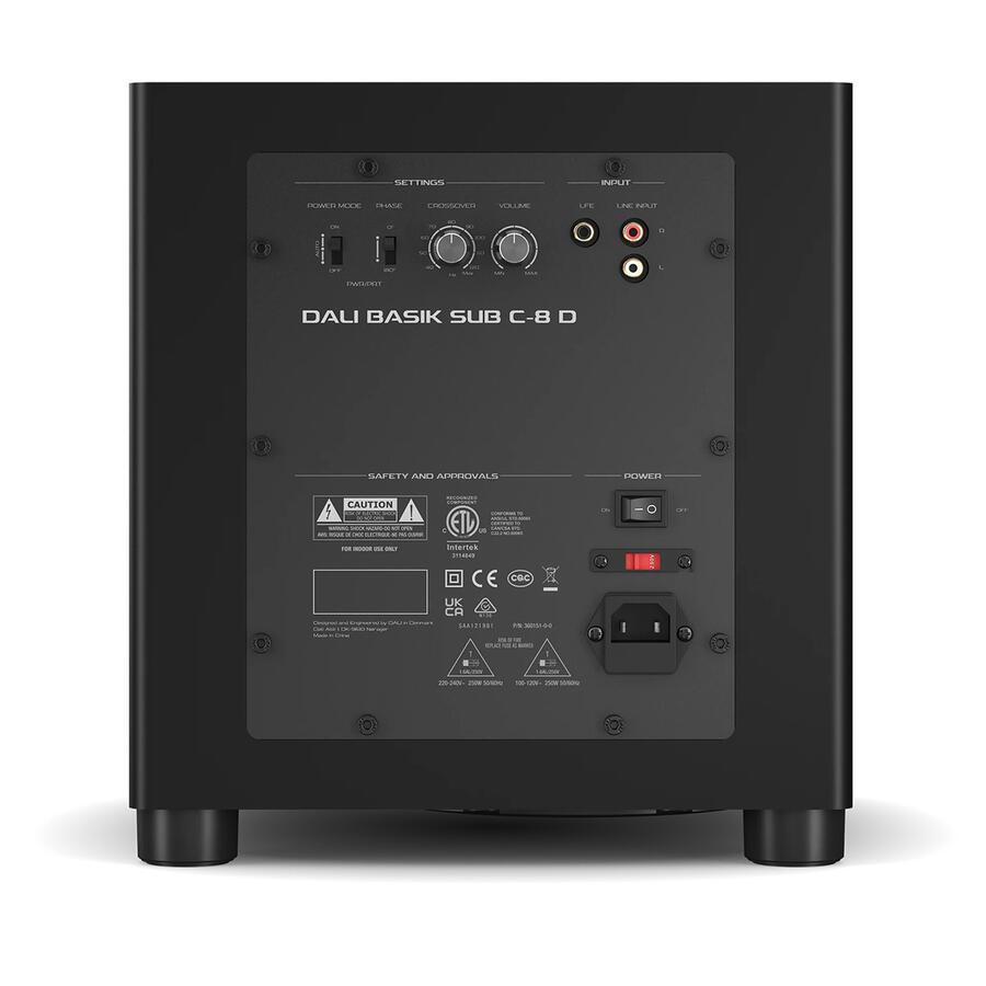 DALI BASIC SUB, solid black- фото7