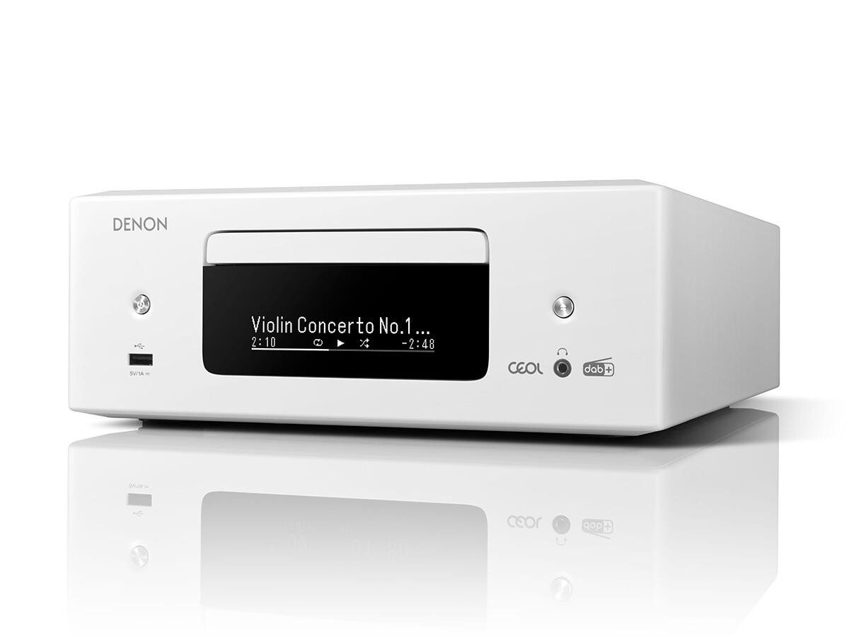 Denon RCD-N12 DAB, white
