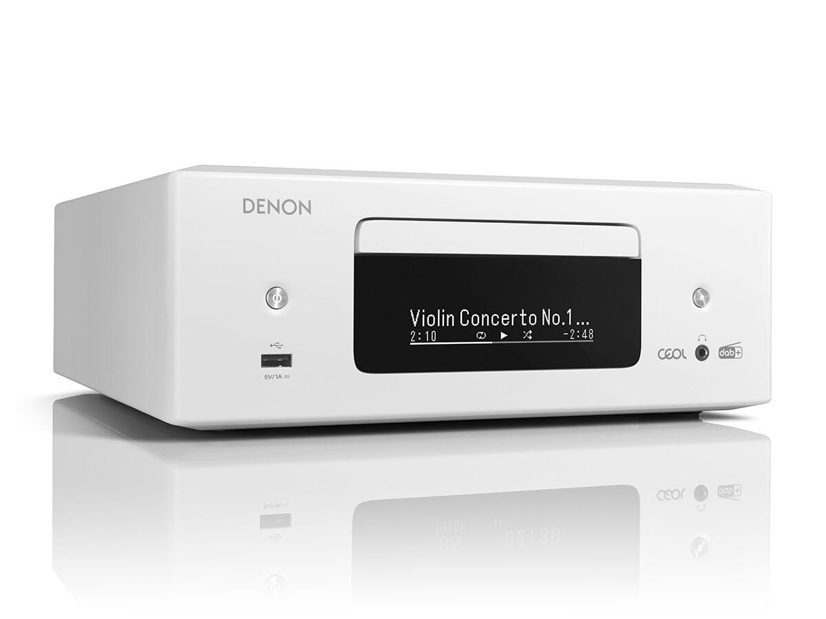 Denon RCD-N12 DAB, white