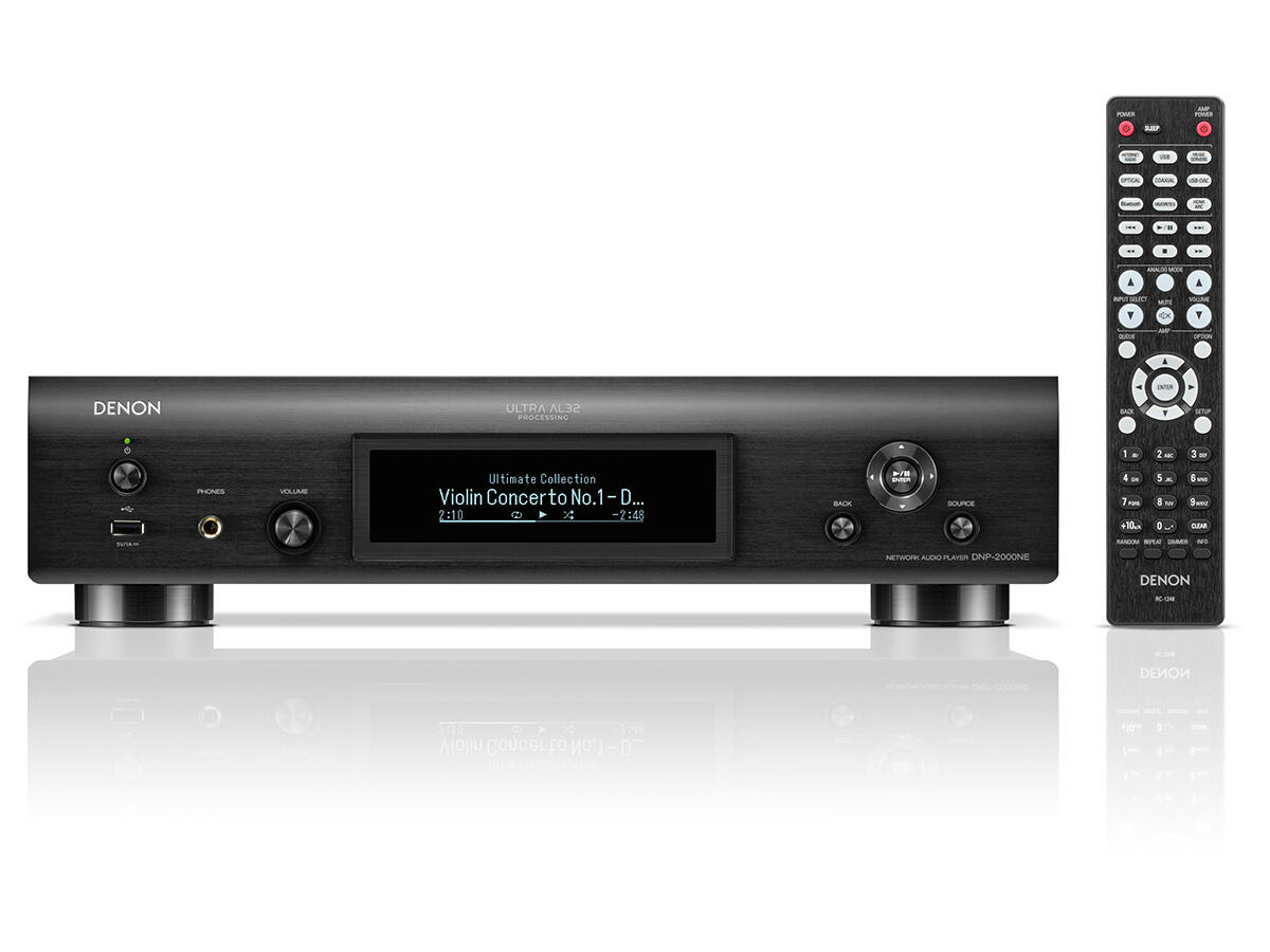 Denon DNP-2000NE, black.