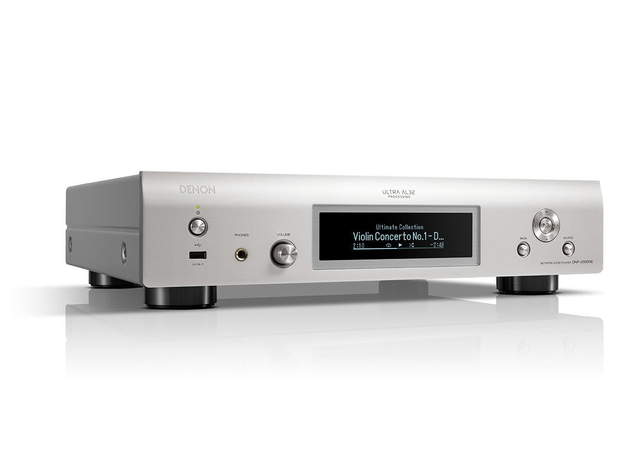 Denon DNP-2000NE, silver.