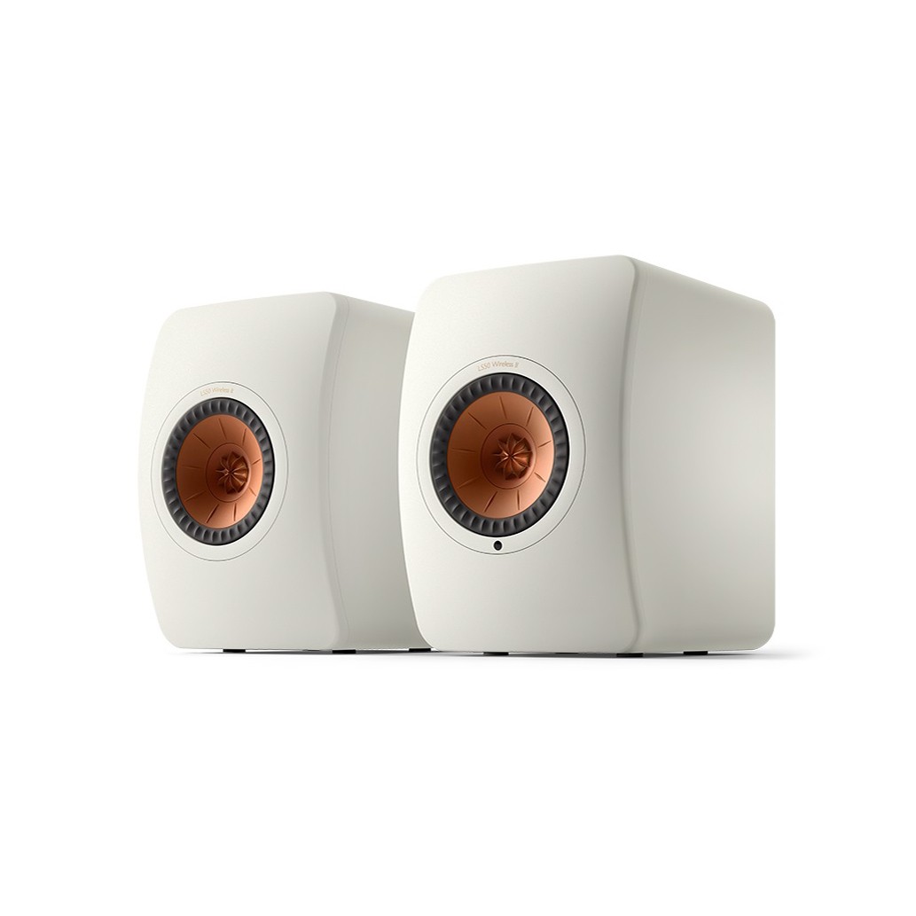 KEF LS50 Wireless II, Mineral White. 