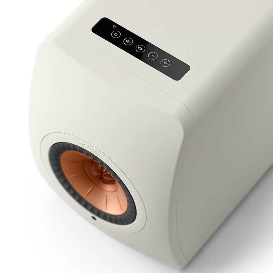 KEF LS50 Wireless II, Mineral White. 