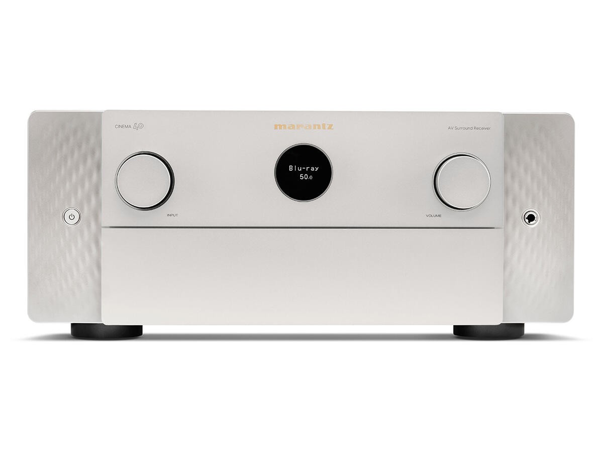 AV  Marantz CINEMA 40, silver gold.