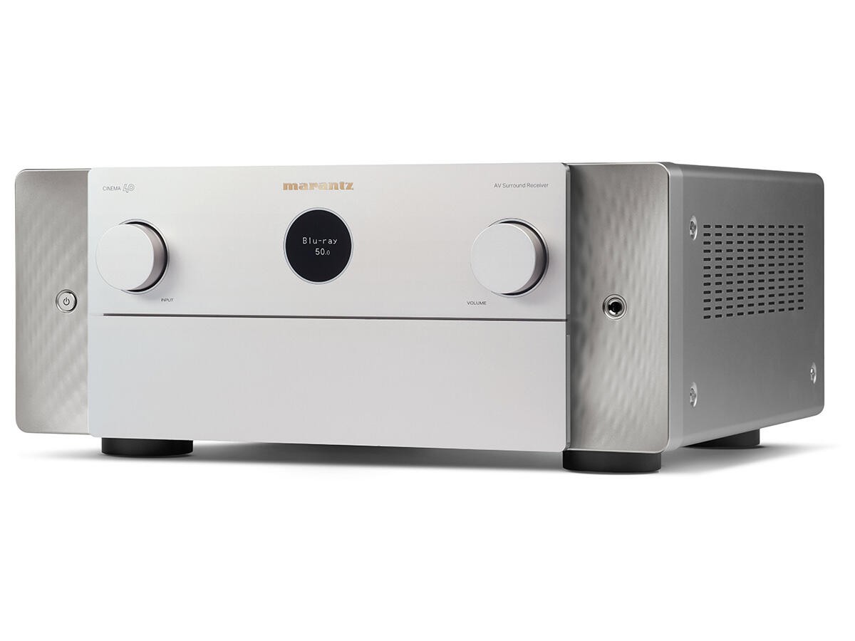 AV  Marantz CINEMA 40, silver gold.