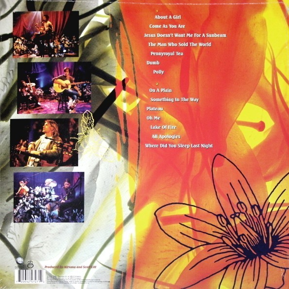 Nirvana - MTV Unplugged in New York 1LP 180g- фото2
