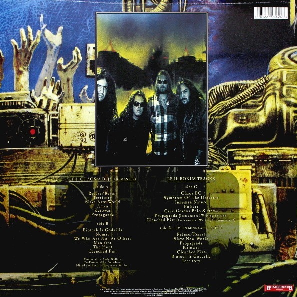 Sepultura - Chaos A.D. 2LP 180g- фото2
