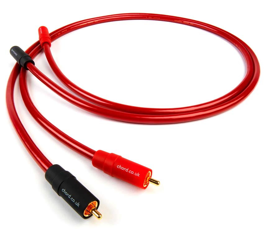 The CHORD Crimson VEE 3 2RCA to 2RCA, 3 